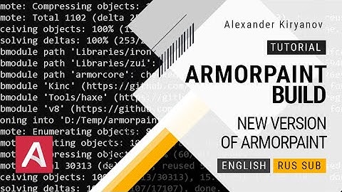 ArmorPaint. Build new version of ArmorPaint