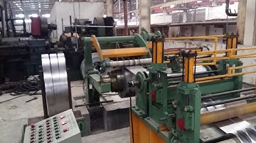 heavy duty steel coil slitting line, slit and cut to length line, slitter, slitting machine
