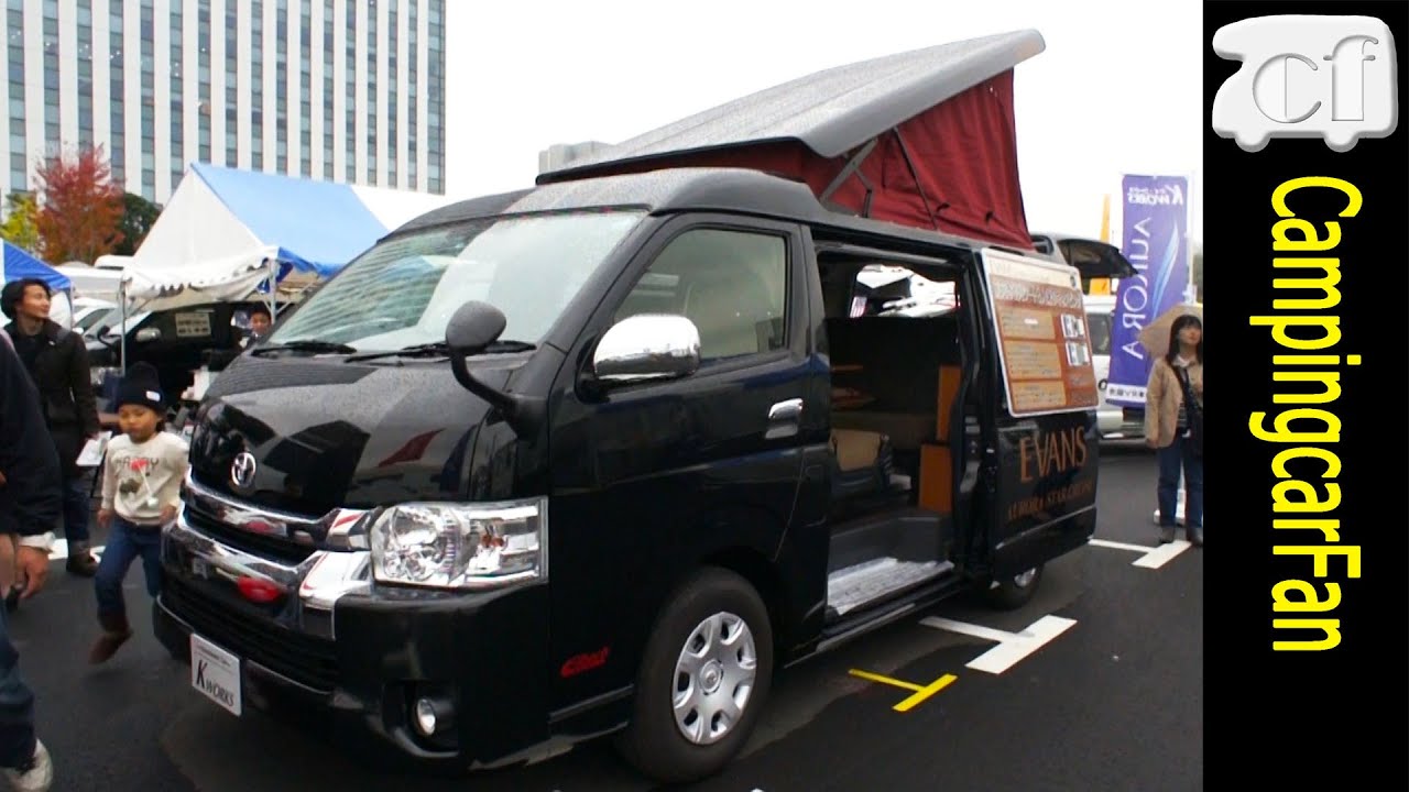 ポップアップルーフのハイエースワイドロングバンコン特集