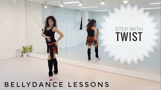 Bellydance lessons ⊰⊱ Step with twist