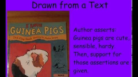 Finding Text Evidence- Kindergarten