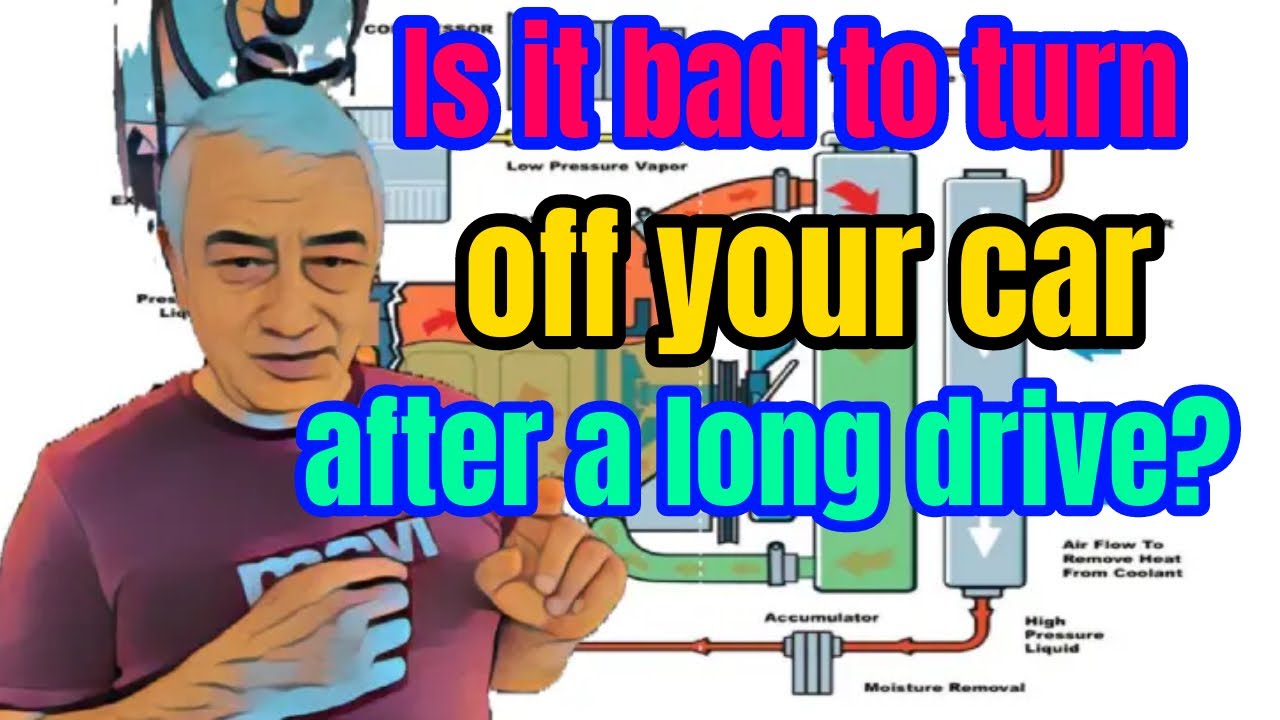Почему не следует глушить машину после долгой поездки?