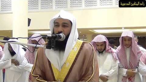 تلاوة مرئية رائعة للشيخ " عبدالرحمن العوسي " من سورة الحديد 1437هـ