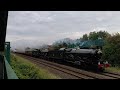 7029 (clun castle) & 45596 (Bahamas) double head the mayflower tour + 37418 & 37240
