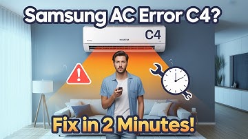 Samsung Inverter AC C4 foutcode oplossen in 2 minuten!