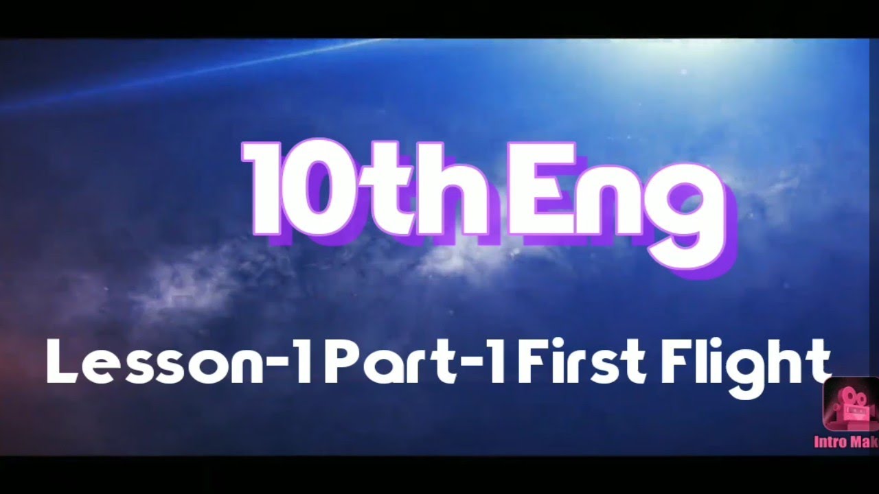 First Flight Lesson-1'A Letter to God'