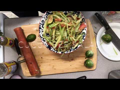 Thai spicy cucumber salad