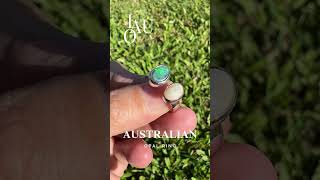 Australian opal is never just flat — it shifts, flashes, and changes with you.