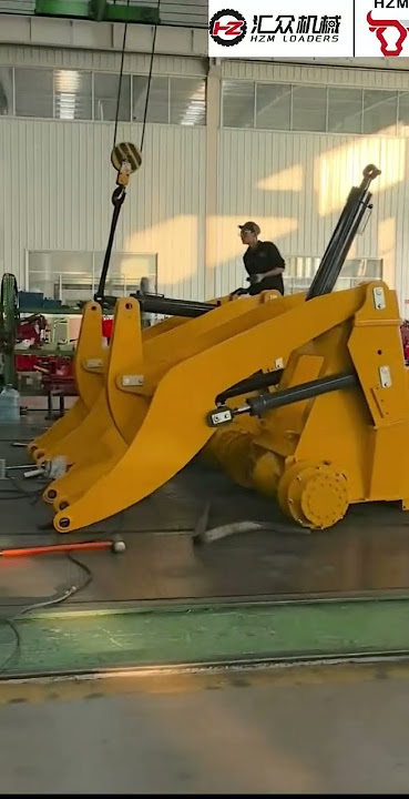 HZM WHEEL LOADER ,BUSY PRODUCTION LINE