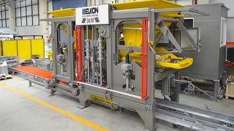 ARABIC - ELKOBLOCK-36M Fully Automatic Multilayer Concrete Block Making Machine Introductory video