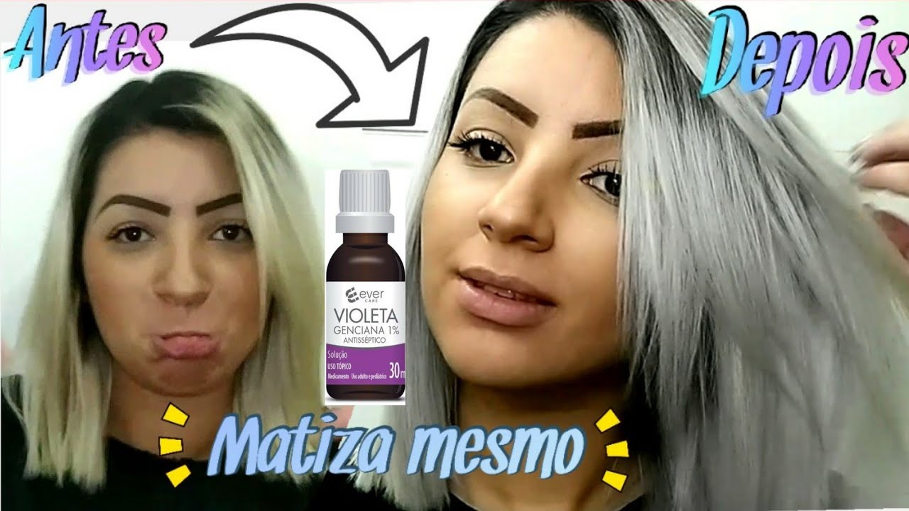 COMO MATIZAR O CABELO COM VIOLETA GENCIANA E Skala LAMA NEGRA | Sheyla Cavalcante