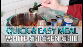 ***NEW*** Easy Instant Pot White Chicken Chili and Fall Undecorating! | Cook & Undecorate With Me