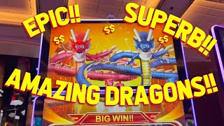 INFALLIBLE WIN AFTER WIN!! with VLR on Dragon's Law Fortune Bags and Fortune Pots Slots!!