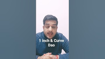 Dex coin to invest 1inch & Curve Dao