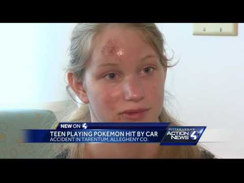 Teen hit by car blames 'Pokemon Go'