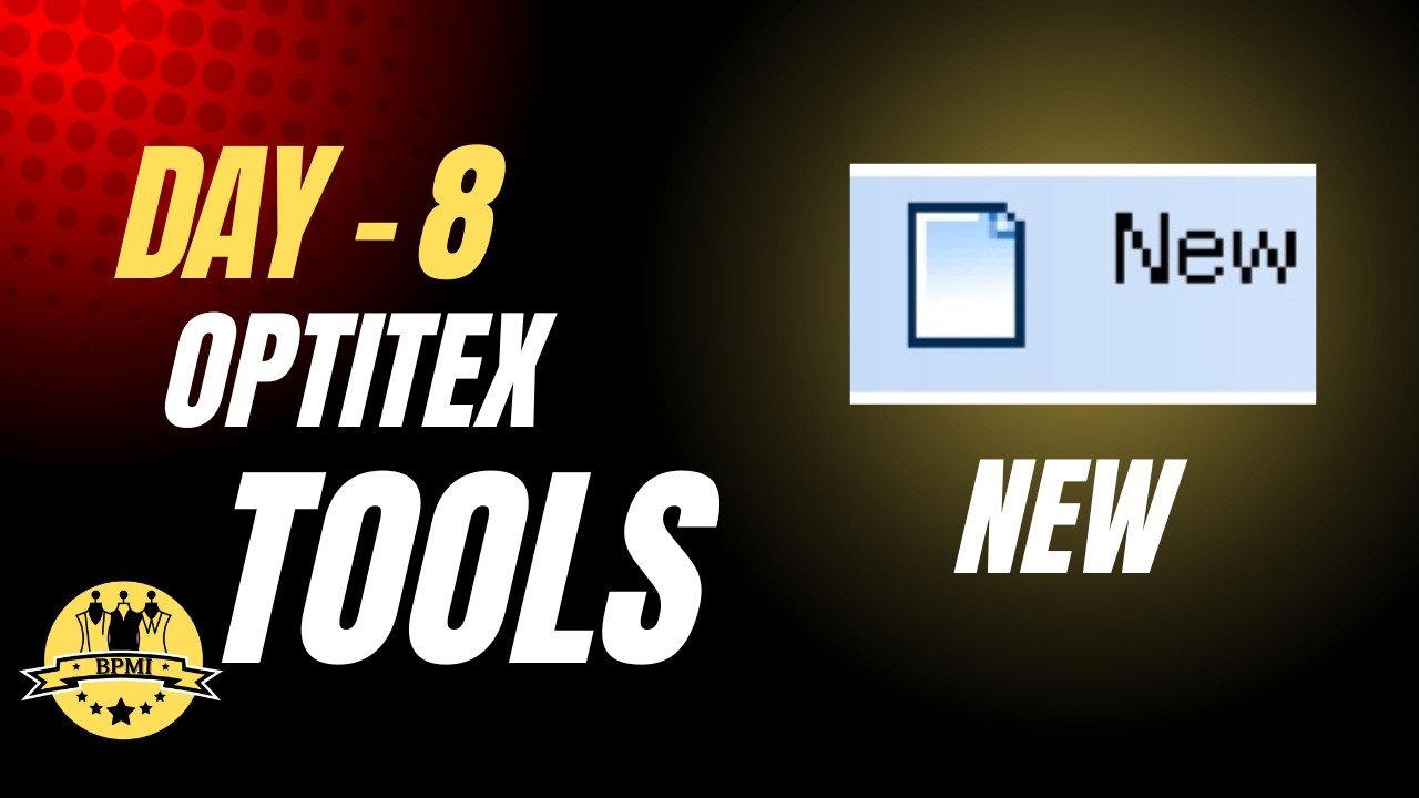 Optitex New file  tool  Day - 8 | Bharat Pattern Master Institute | BPMI