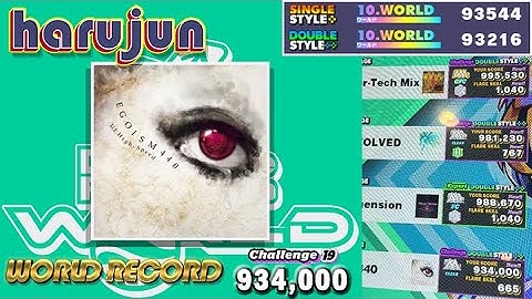 [DDR World] harujun - Got World Record on DP 19 and World’s Highest Flare Points in a single set!!