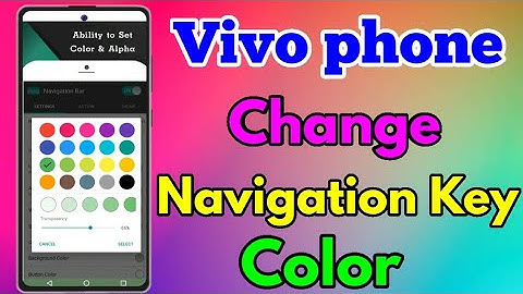 How To Change Navigation Button Color in Vivo | Vivo me Navigation Button Color Kaise Change Kare
