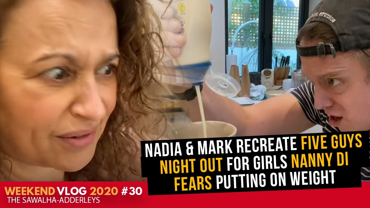 ВЫХОДНЫЕ VLOG 30 Надя и Марк воссоздают вечеринку «Пять парней» для девушек. Няня Ди боится набра...
