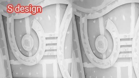 Best S shape pop false ceiling design By ARpopDesign