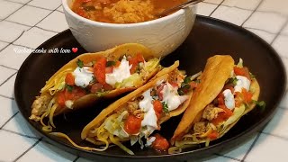 CRISPY CHICKEN RANCH TACOS | Chicken Ranch Tacos Dorados ❤