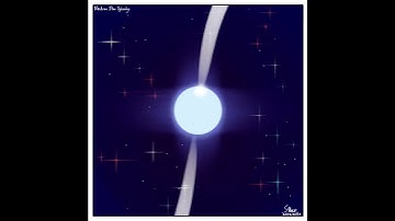 Neutron Star Spinning Animation