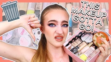 Makeup Collection And DECLUTTER!! (Primer, Foundation, Concealer And Powder!)