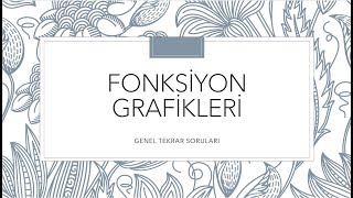 Fonksiyon Grafikleri 2 (PDF) #fonksiyon #grafik