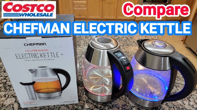 Chefman Cordless Glass Electric Kettle