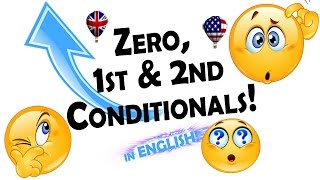 Conditionals - zero, first & second conditionals | ENGLISH GRAMMAR VIDEOS