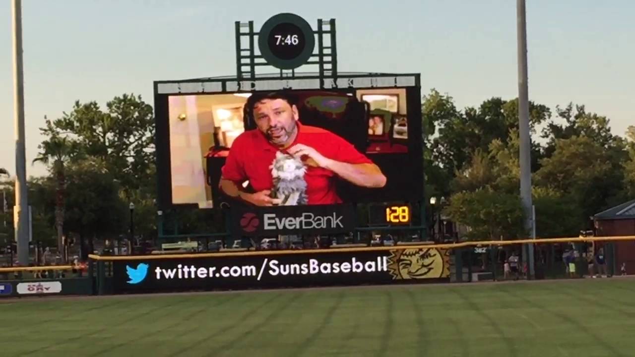 Courts & Sports showing at Jacksonville Suns Game YouTube