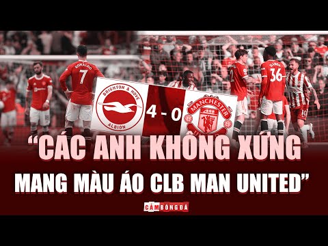 Thảm bại trước Brighton: Man United có nguy cơ KHÔNG ĐƯỢC DỰ C2