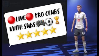 FIFA 22 PRO CLUBS WITH SUBS!