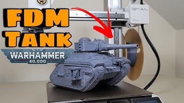 How to FDM Print Tanks - Wargaming on Bambu A1 Mini