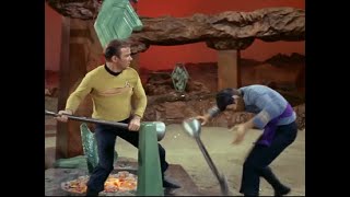 Captain Kirk and Mr. Spock Fight