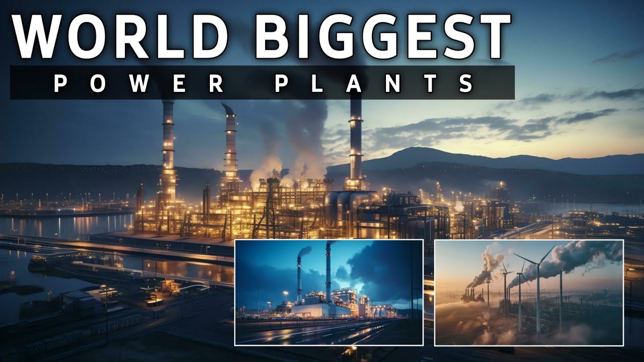 🌍Biggest Power Plants in The world | Thermal | Hydro | Nuclear | Solar ...