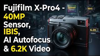 Fujifilm X-Pro4 LEAKS: 40MP Sensor, IBIS, AI Autofocus & 6.2K Video – BIG Upgrade!