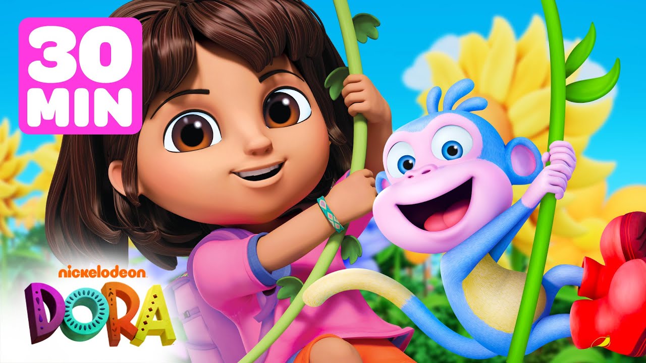 30 MINUTES of Action-Packed Adventures with Dora! #3 | Dora