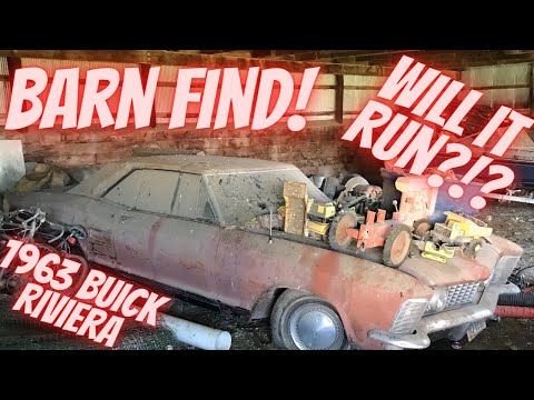 BARN FIND!1963 Buick Riviera! Abandoned for 27 Years! Will It Run?!?