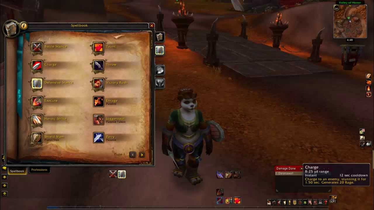 World of Warcraft MOP: Low Level Warrior Tanking Guide