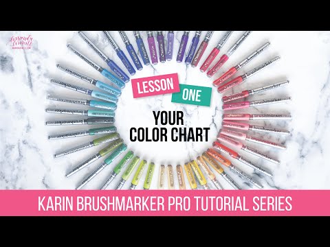 Mail Art with Karin Brushmarker PRO Markers (Brush Lettering) – K Werner  Design Blog