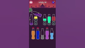 Water Short Level 59 Tutorial #games #game #watercolorsort #colorwatersort #puzzle #gameplay #gaming