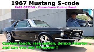 1967 Mustang Coupe S-code -- Restoration, Custom Touches, and RARE option! 1967 Ford Mustang C Code