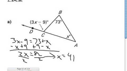 Section 4.1: Triangle Sum Properties