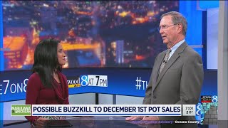 Recreational marijuana may be for sale on Dec. 1