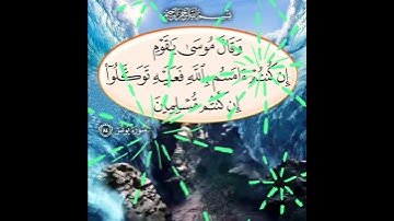 سورة يونس الآية ( 84 )