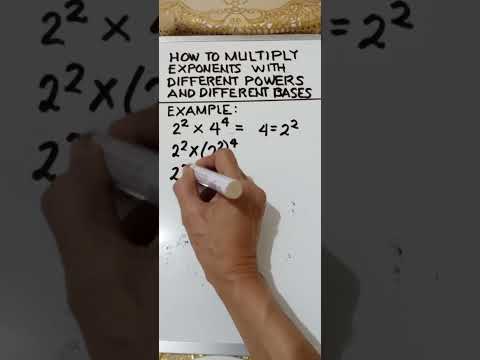 Vídeo: Què és l'exponent en matemàtiques?