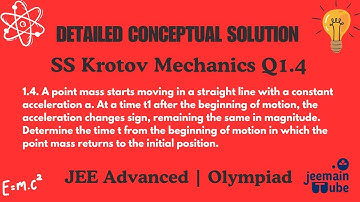 ss krotov solution 1.4 ss krotov problem 1.4 | ss krotov for #jee #InPhO #NSEP #IPhO