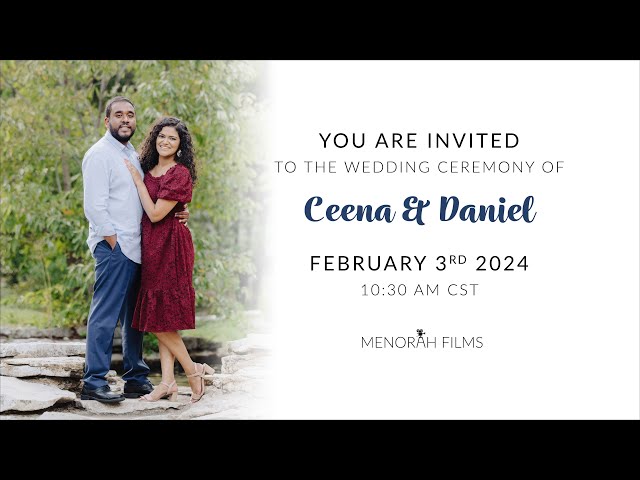 Ceena & Daniel | 02.03.2024 | Wedding Ceremony | Livestream