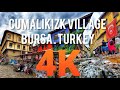4K Walking Tour in Ottoman Village [ CUMALIKIZIK ] in Bursa.Turkey [4K] ULTRA HD
